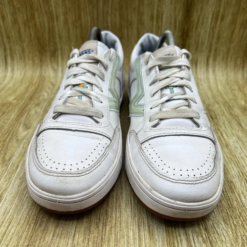 Vans X Spongebob Lowland CC Bubble Men's 8.5 White Low Shoes Sneakers Skateboard